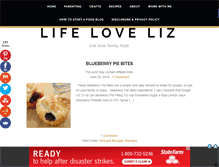 Tablet Screenshot of lifeloveliz.com
